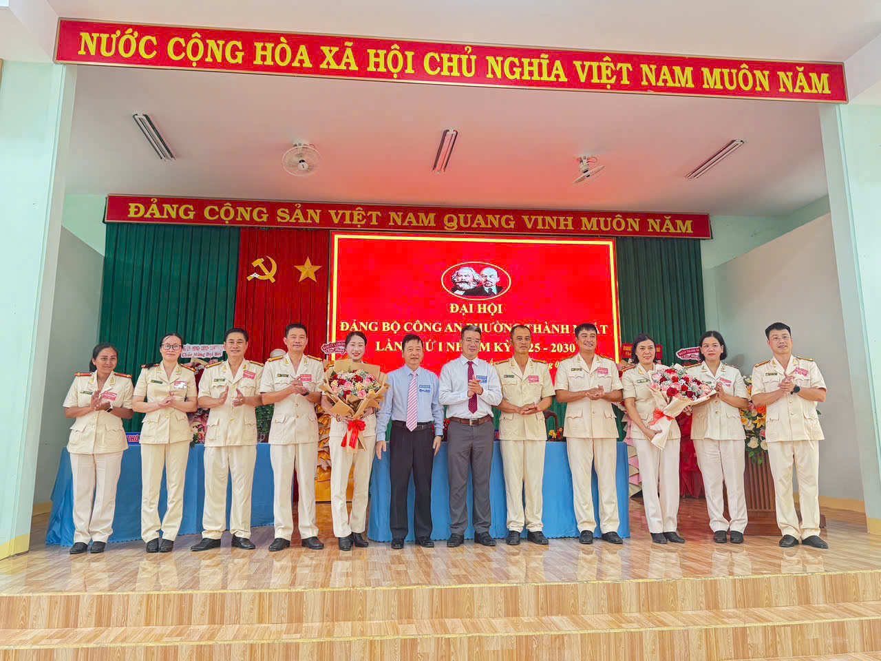 ĐẠI HỘI ĐẠI BIỂU ĐẢNG BỘ CÔNG AN PHƯỜNG THÀNH NHẤT TỈNH ĐẮK LẮK LẦN THỨ I NHIỆM KỲ 2025 – 2030